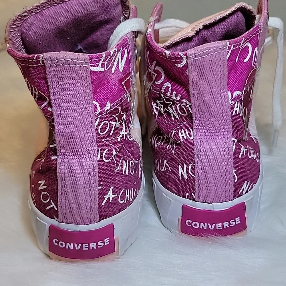 CONVERSE  Not a Chuck Storm Pink Hightop Sneakers size 5
